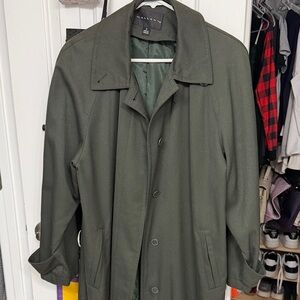 Gallery Olive Men's Trench Coat